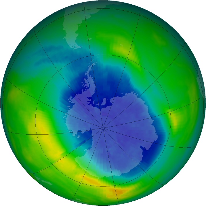 Ozone Map 1986-09-24